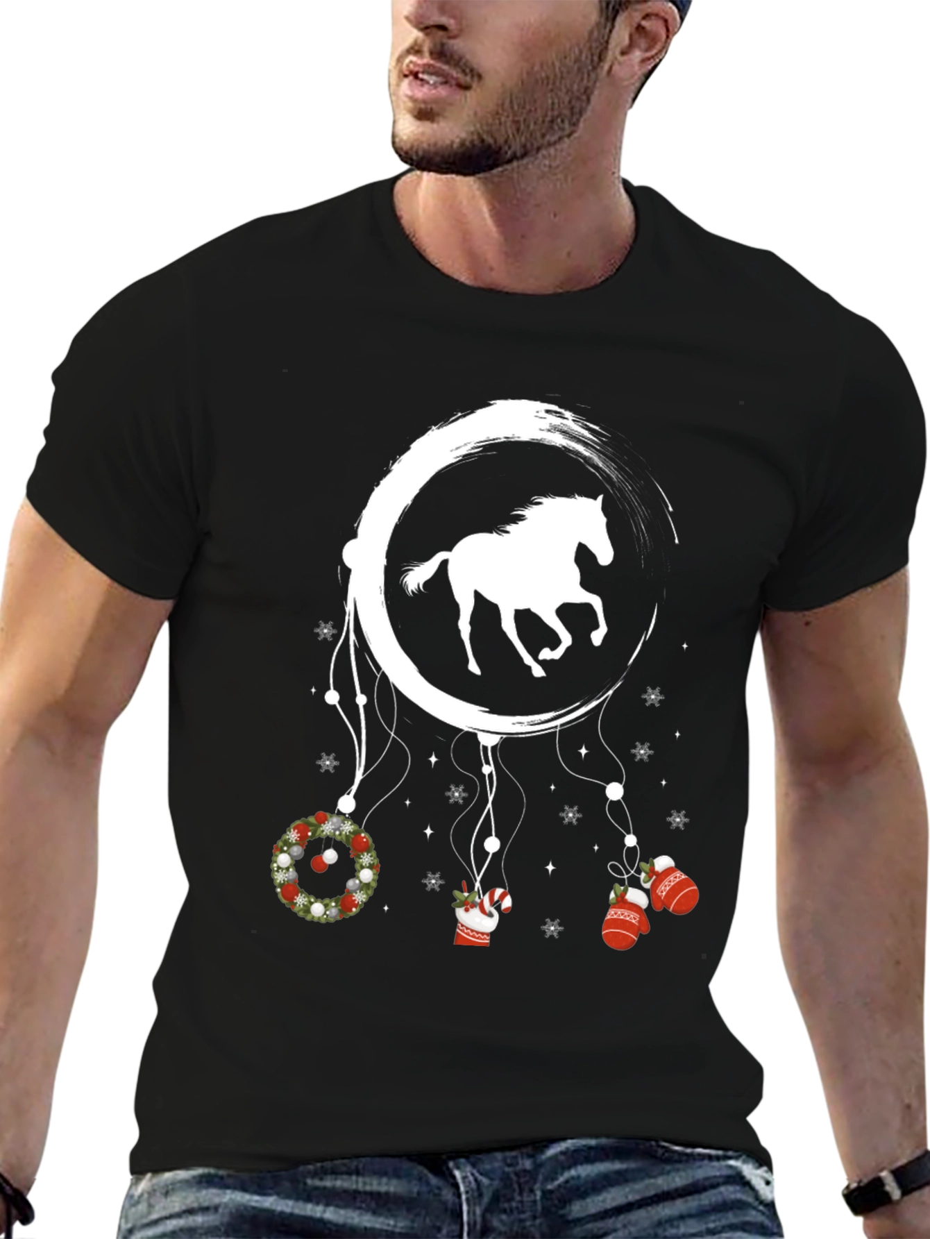 Horse Dreamcatcher Christmas T-Shirt