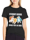 Veterinary Medicine T-Shirt - Animal Lover Tee