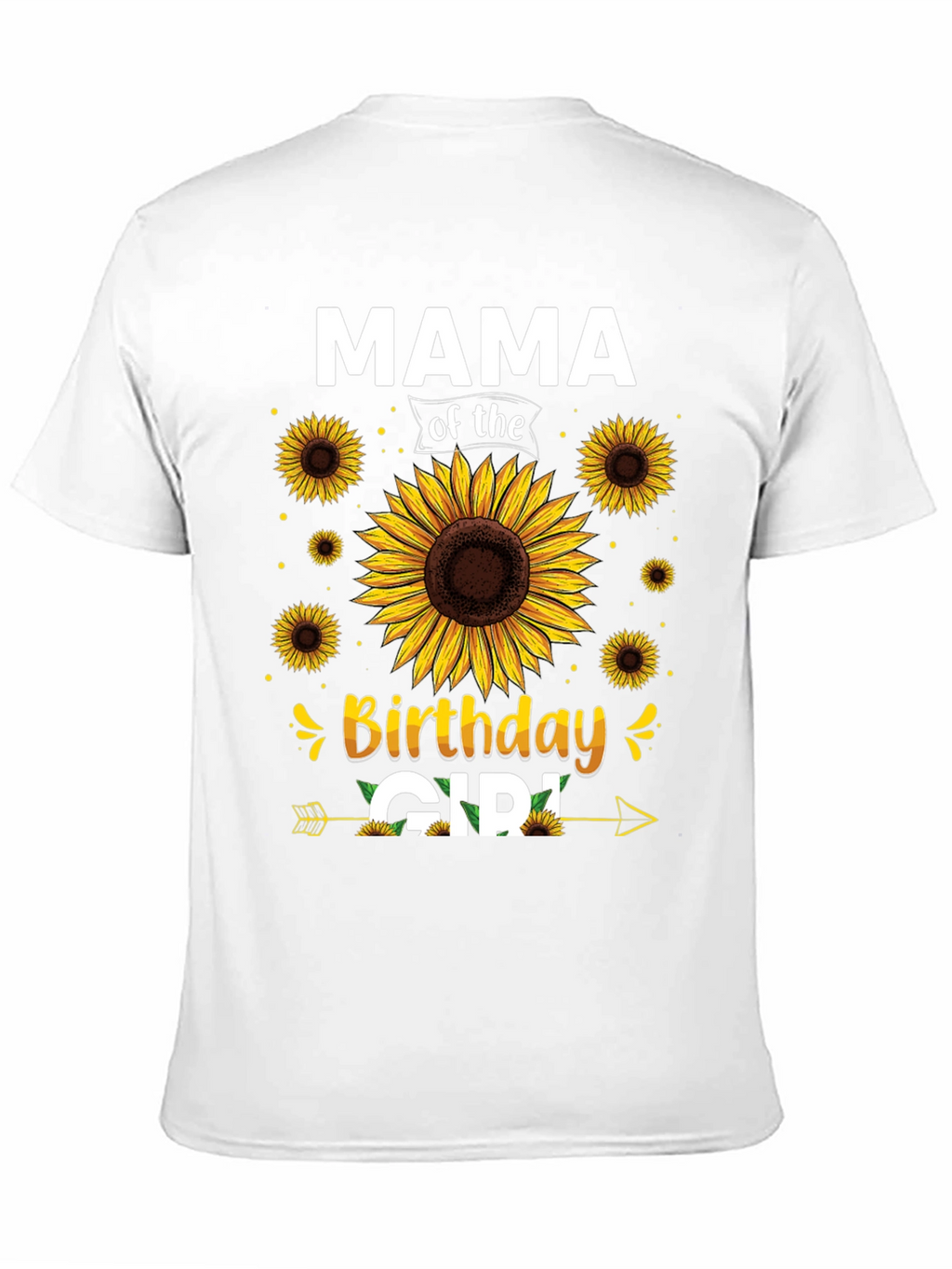 Mama of the Birthday Girl Sunflower Graphic Tee