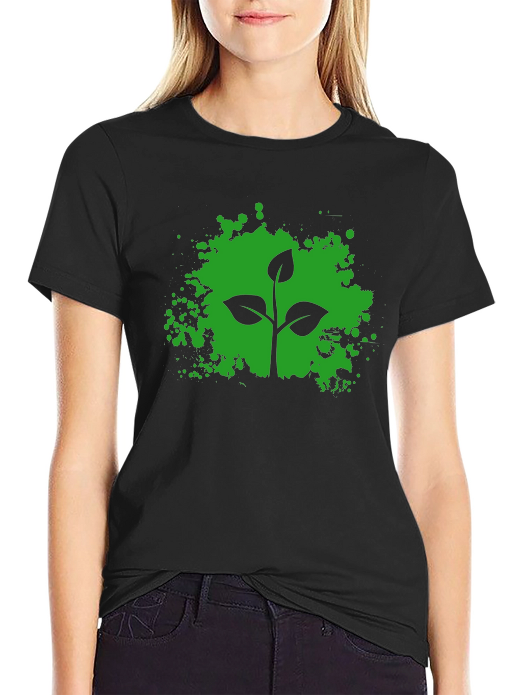 Nature Sprout Graphic Tee - Eco-Friendly Design