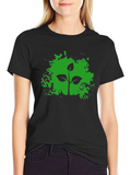 Nature Sprout Graphic Tee - Eco-Friendly Design