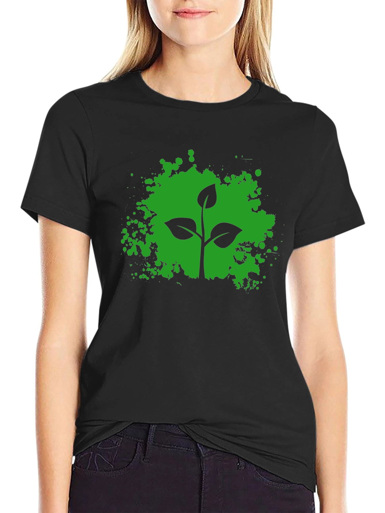 Nature Sprout Graphic Tee - Eco-Friendly Design