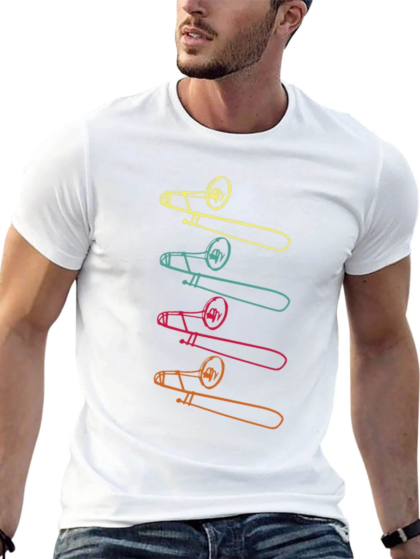 Funky Trombone Graphic Tee