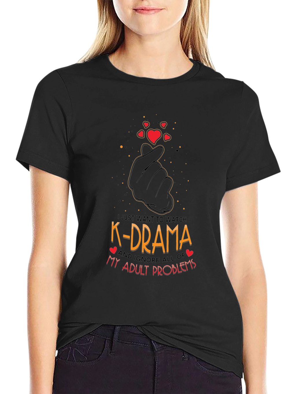 K-Drama Lover T-Shirt - Ignore Adult Problems!