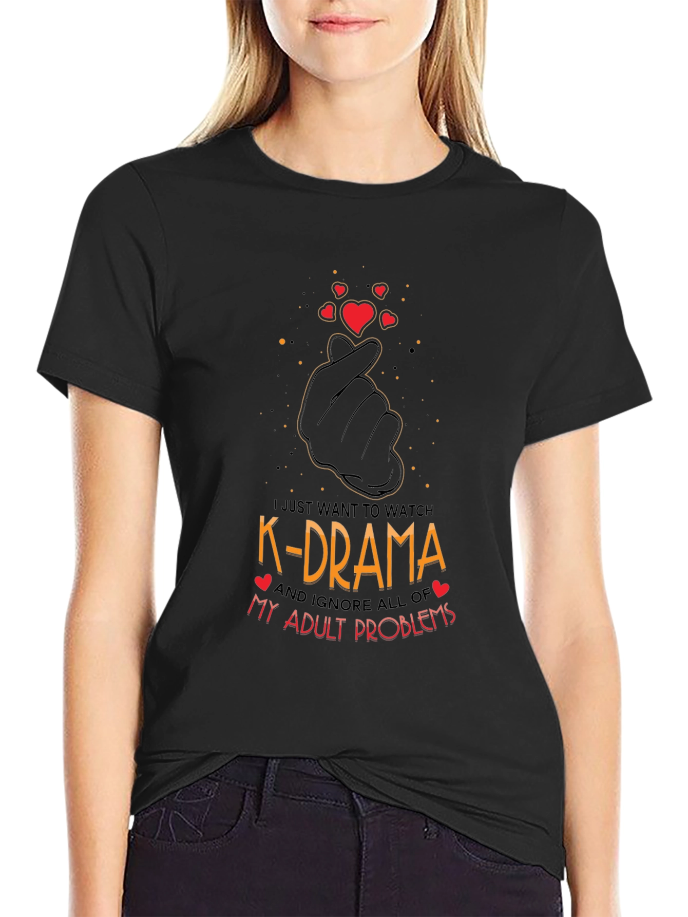 K-Drama Lover T-Shirt - Ignore Adult Problems!