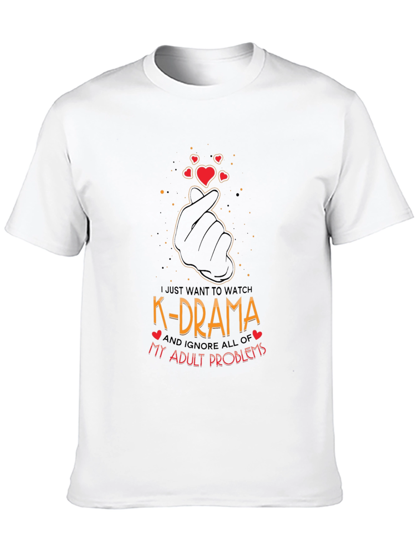 K-Drama Lover T-Shirt - Ignore Adult Problems!