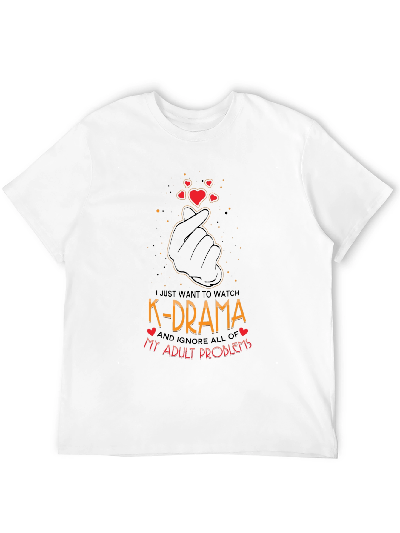 K-Drama Lover T-Shirt - Ignore Adult Problems!