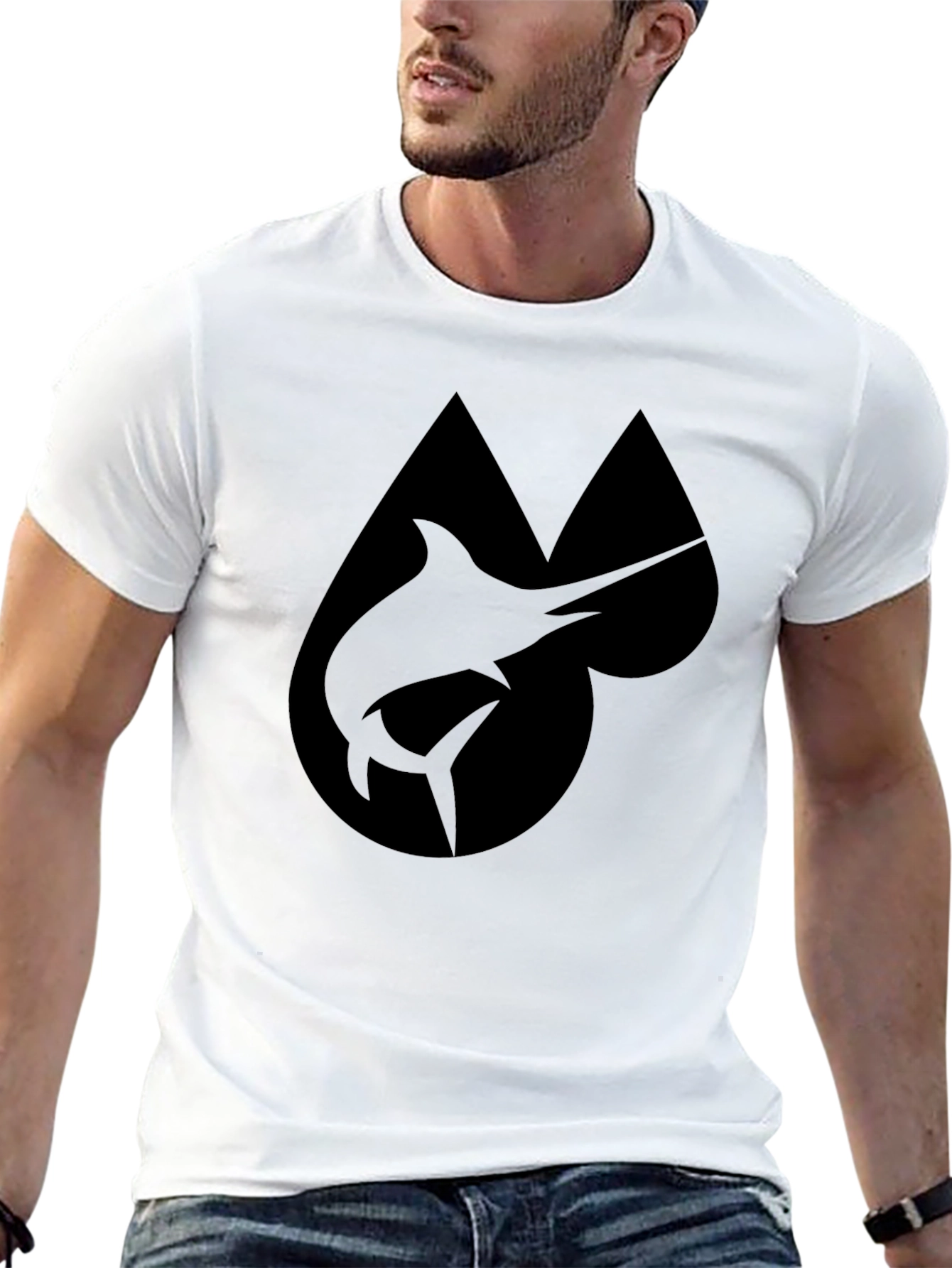 Black Marlin T-Shirt - Stylish Graphic Tee