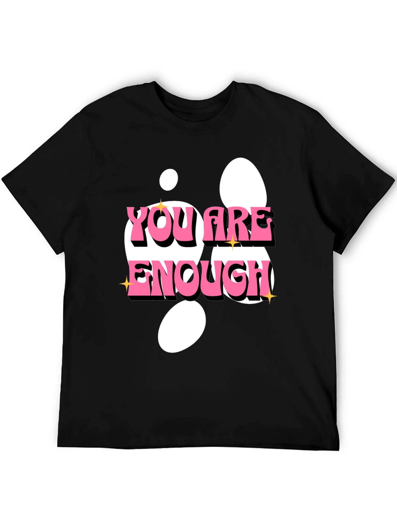 You Are Enough Graphic T-Shirt - Trendy Positive Message Tee