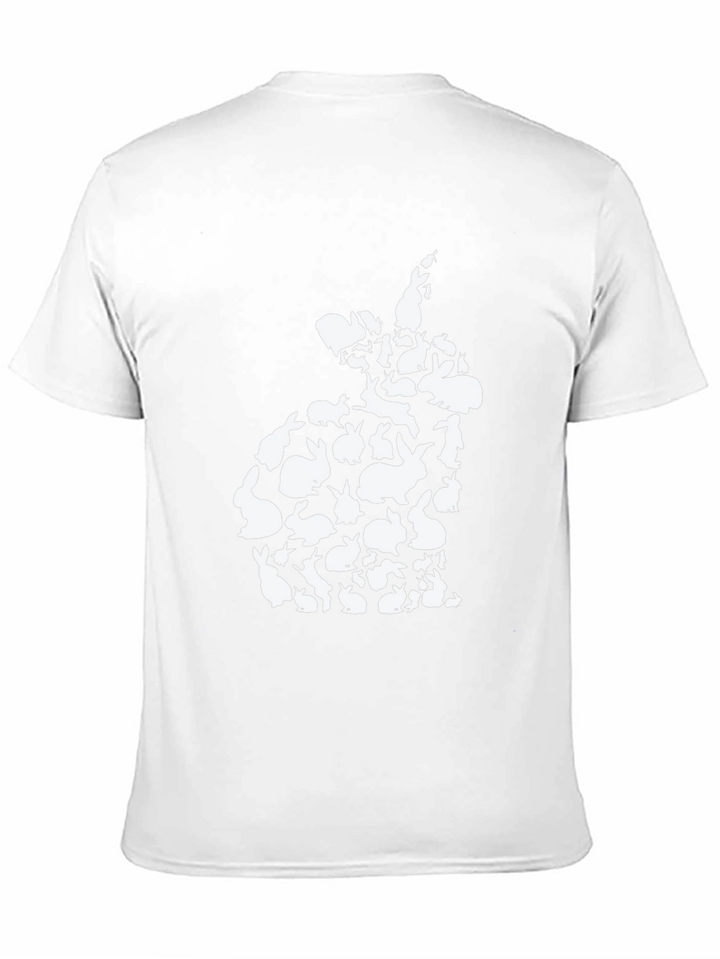 Bunny Rabbit Silhouette T-Shirt - Easter Cute Tee