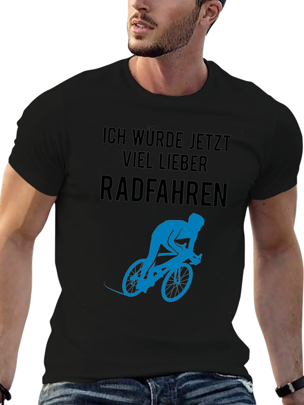 Ich Würde Jetzt Viel Lieber Radfahren T-Shirt