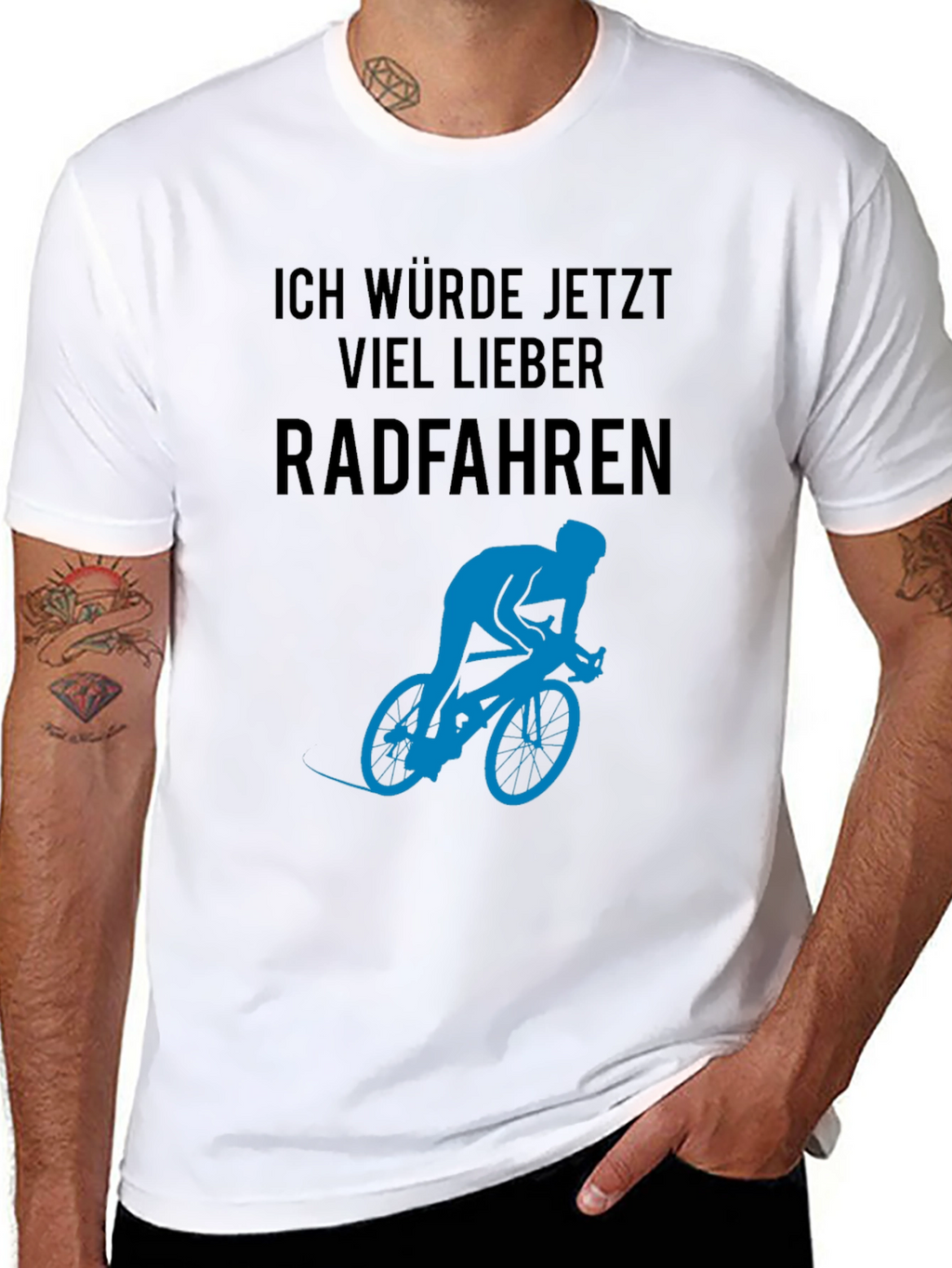 Ich Würde Jetzt Viel Lieber Radfahren T-Shirt