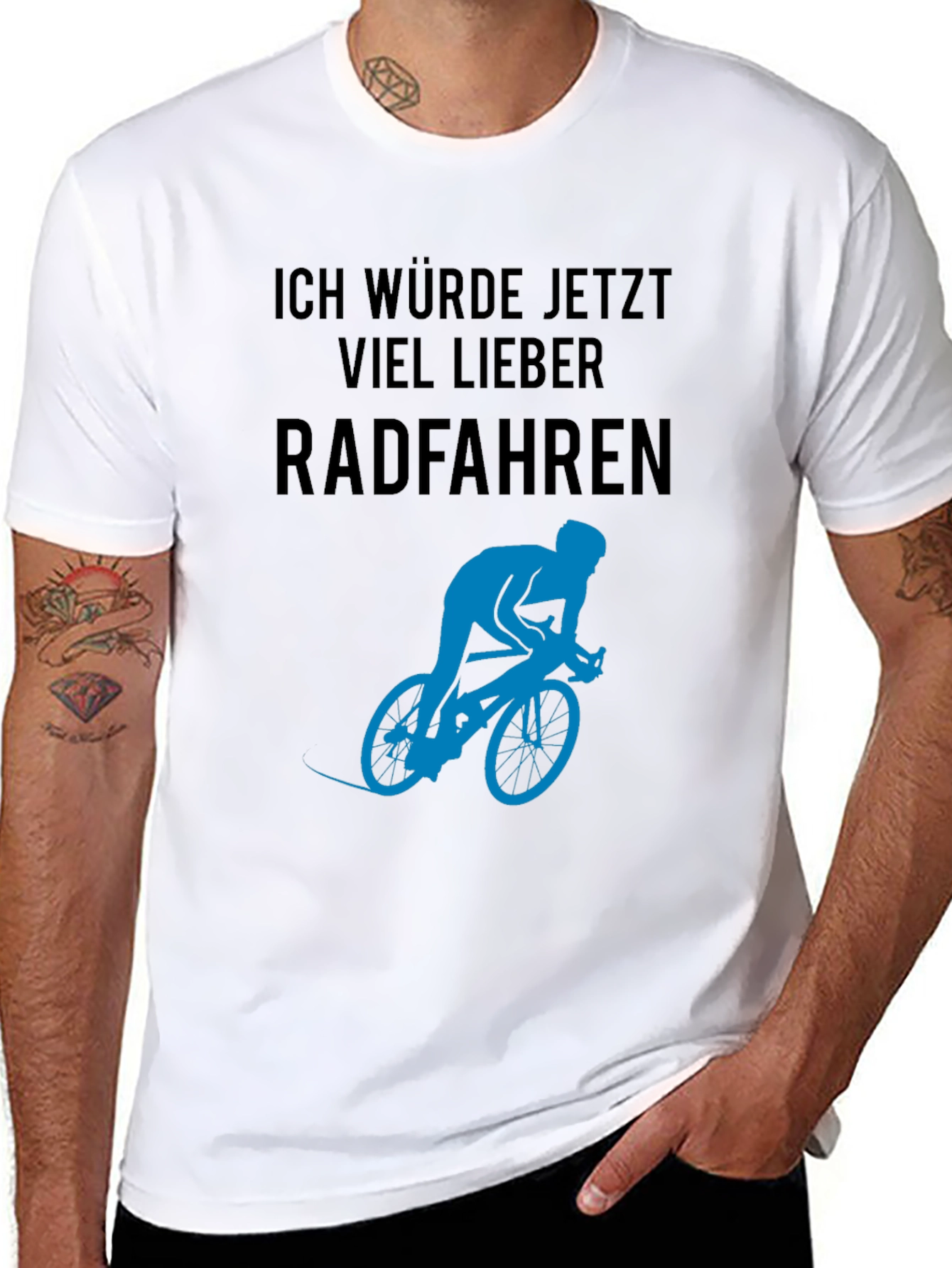 Ich Würde Jetzt Viel Lieber Radfahren T-Shirt