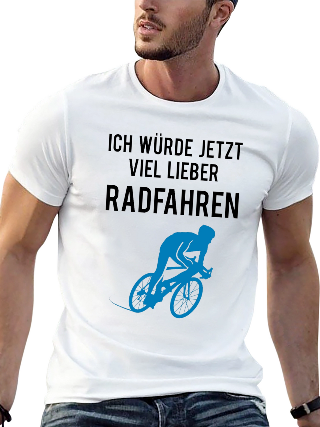 Ich Würde Jetzt Viel Lieber Radfahren T-Shirt