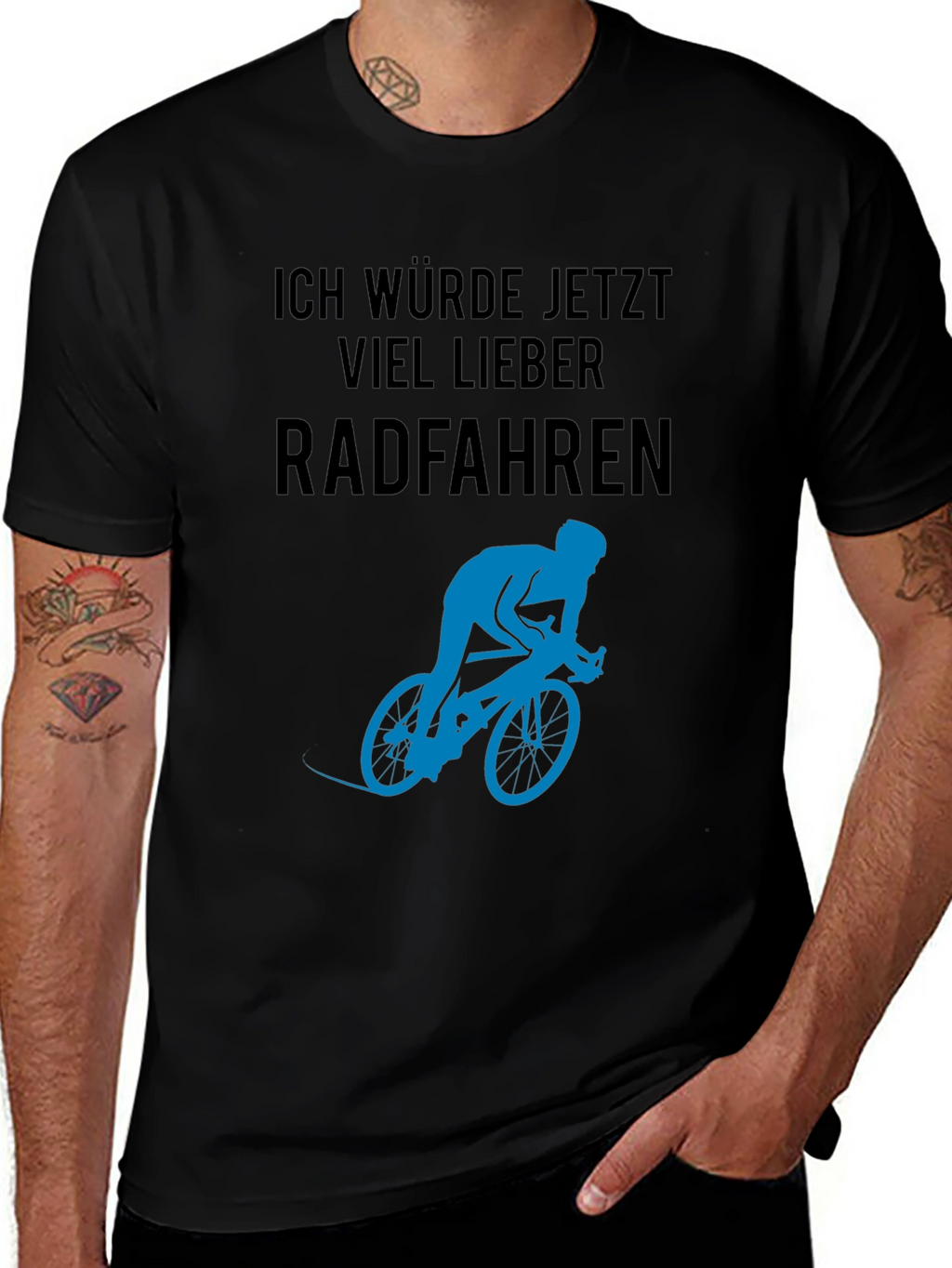 Ich Würde Jetzt Viel Lieber Radfahren T-Shirt
