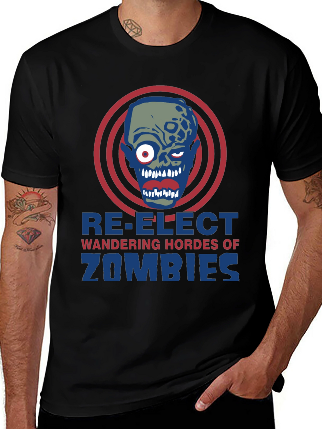 Re-Elect Wandering Hordes of Zombies T-Shirt
