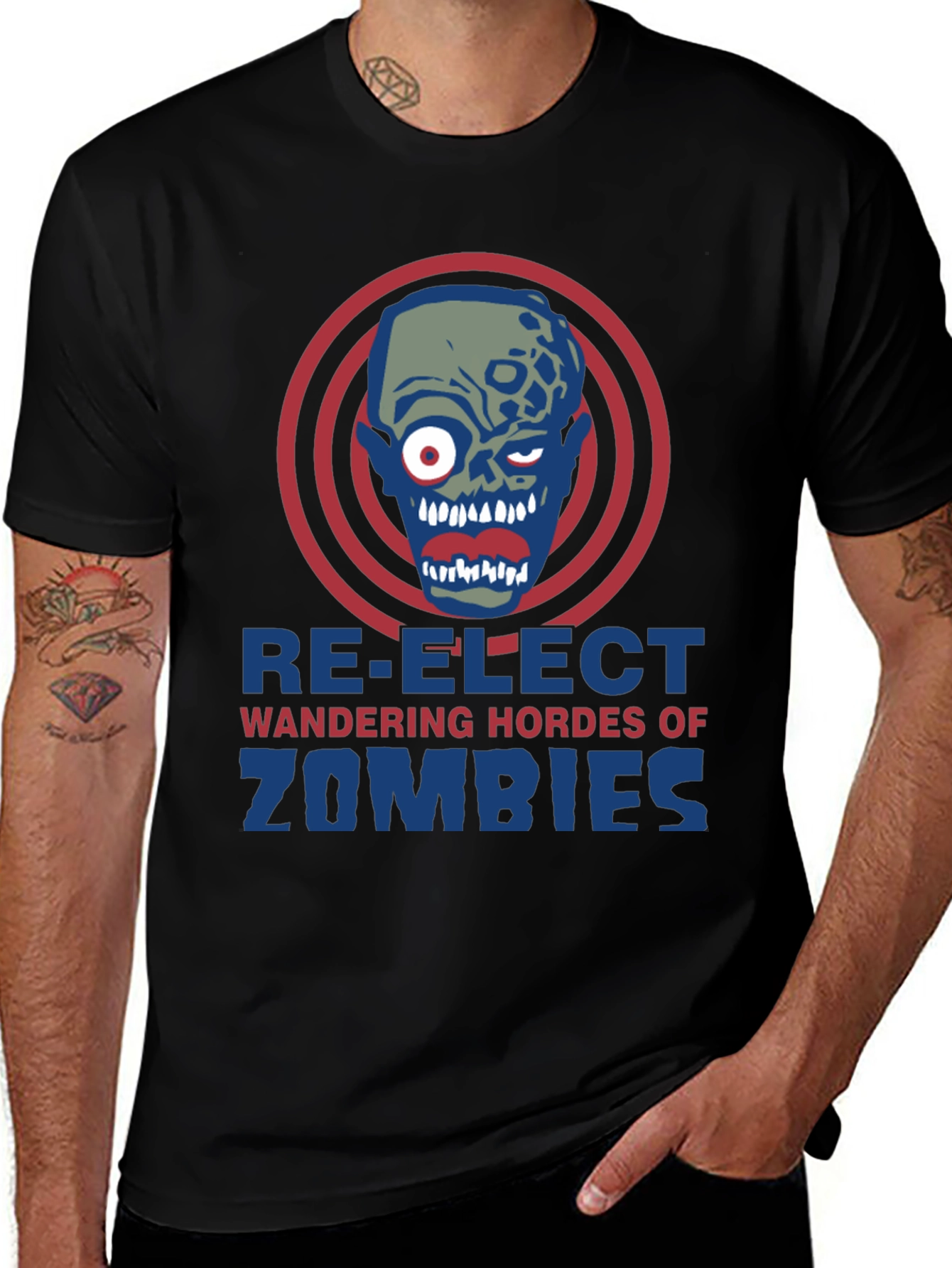 Re-Elect Wandering Hordes of Zombies T-Shirt