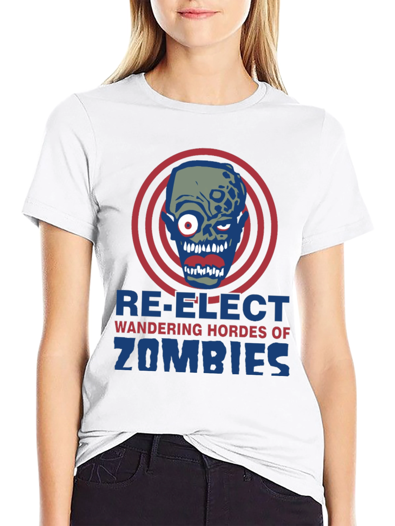 Re-Elect Wandering Hordes of Zombies T-Shirt