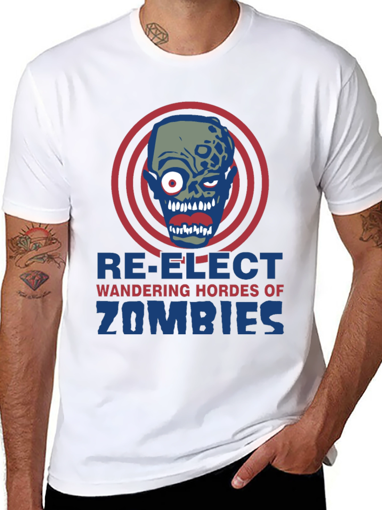 Re-Elect Wandering Hordes of Zombies T-Shirt