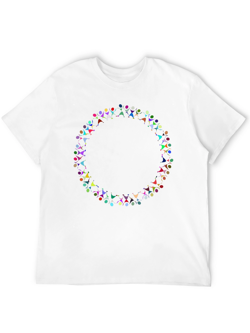 Diversity Circle Graphic Black T-Shirt