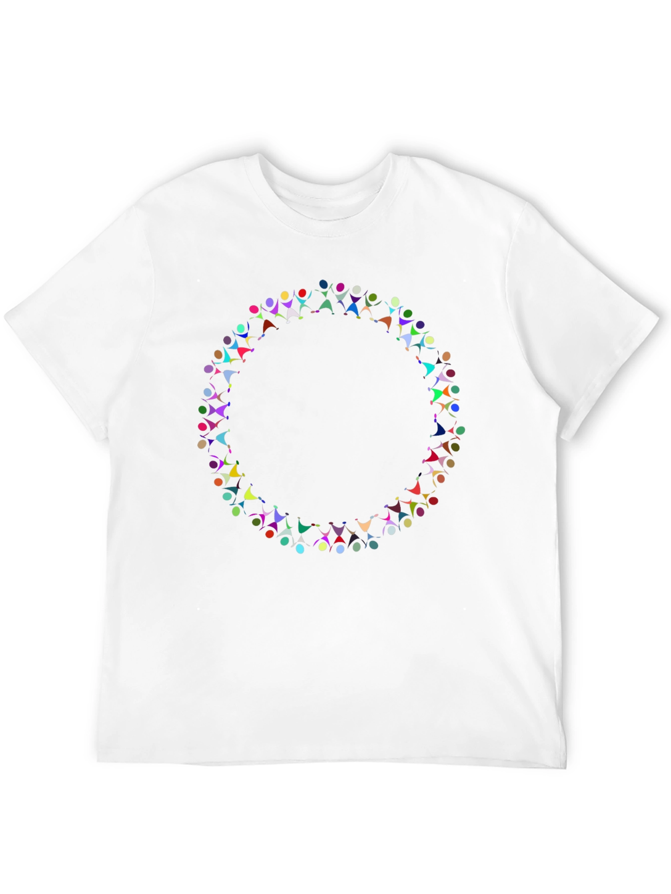 Diversity Circle Graphic Black T-Shirt