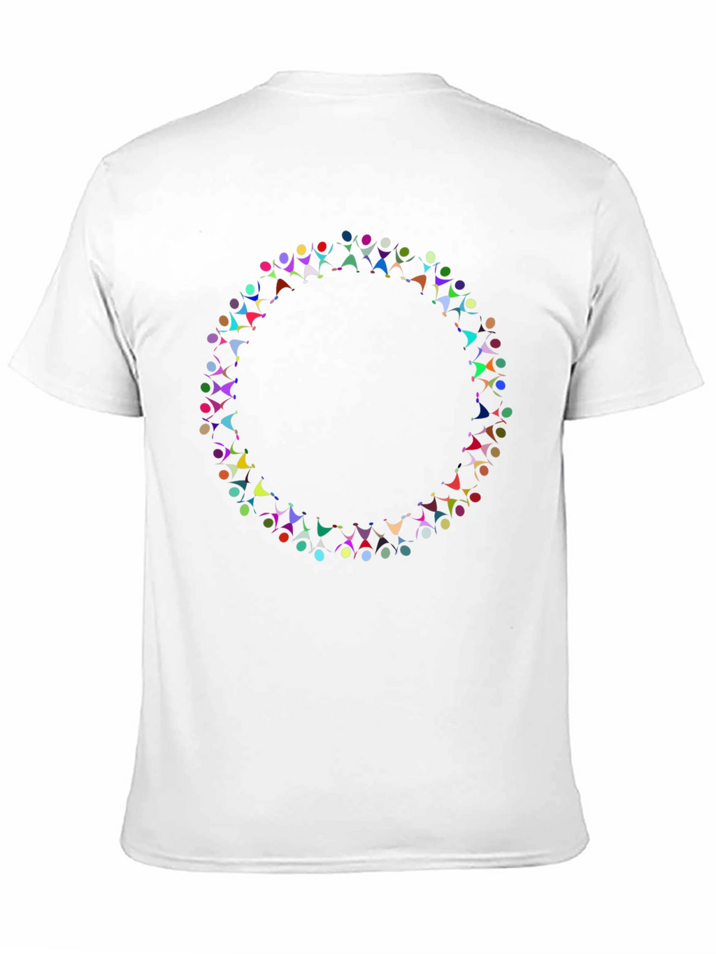 Diversity Circle Graphic Black T-Shirt