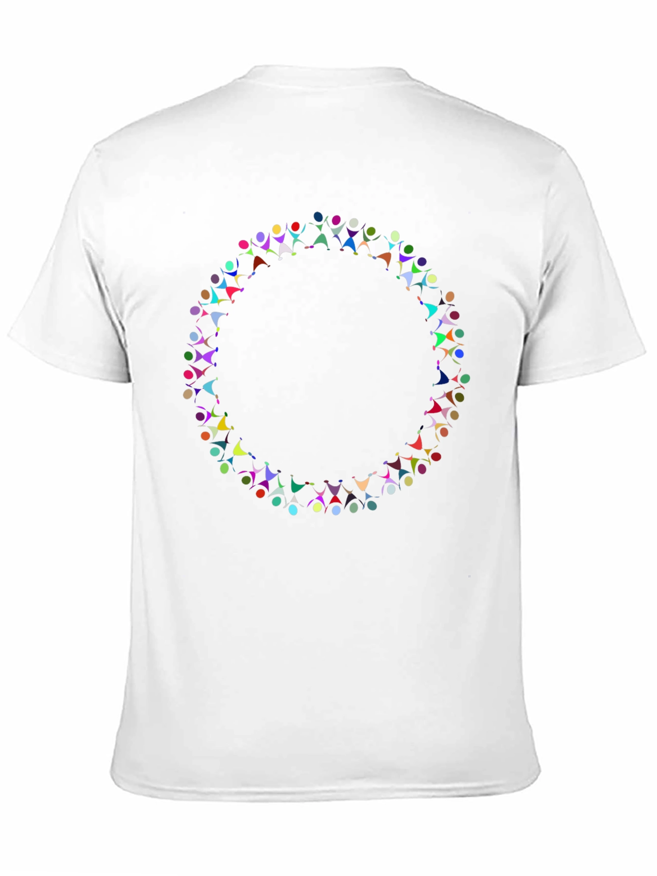 Diversity Circle Graphic Black T-Shirt