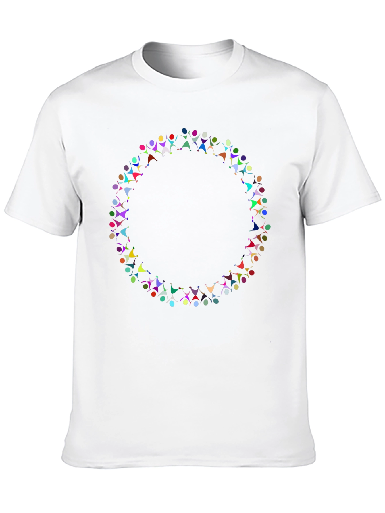 Diversity Circle Graphic Black T-Shirt