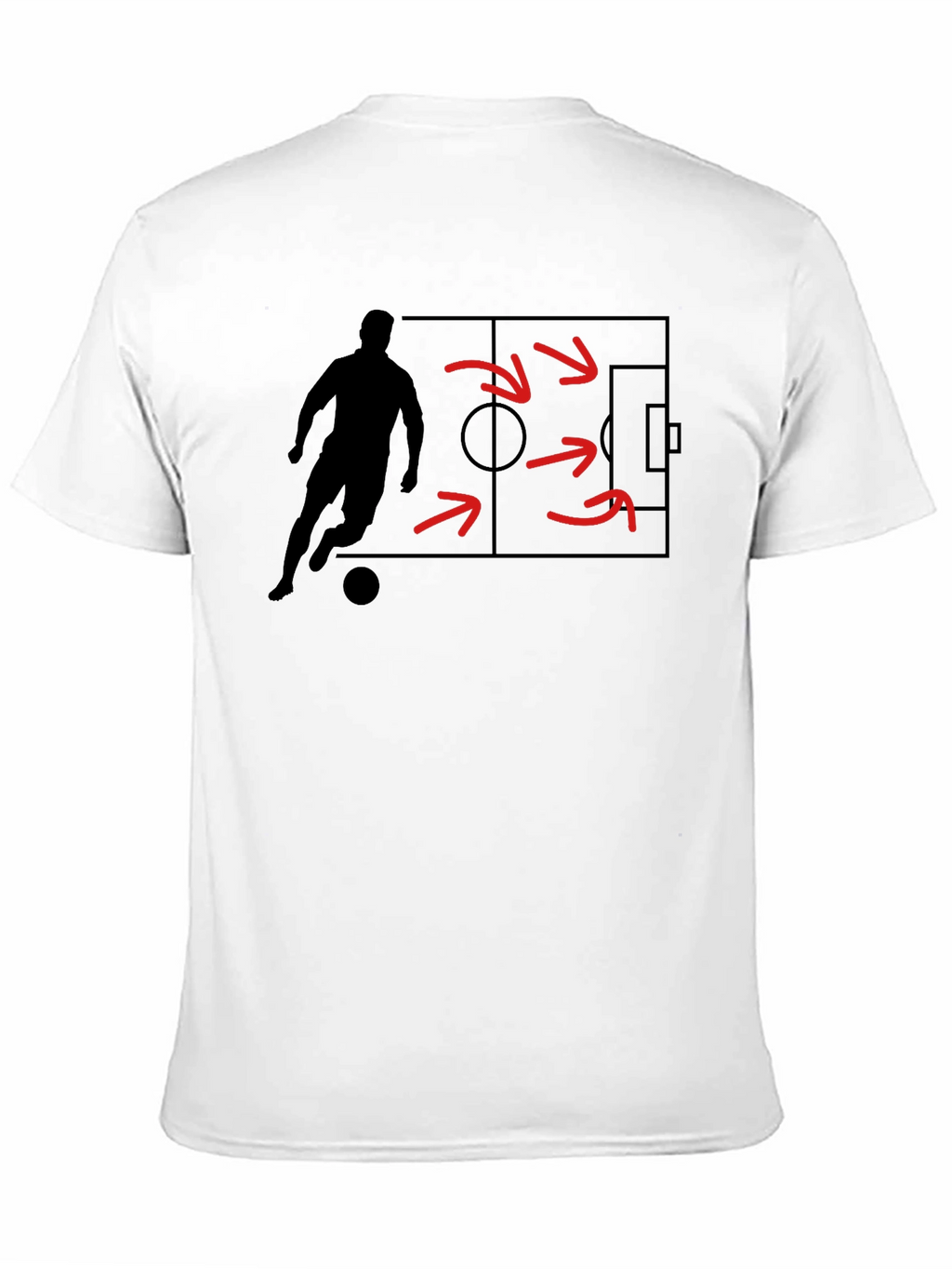Soccer Strategy Graphic Tee - Black