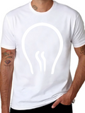 Modern Light Bulb Graphic Tee - Black