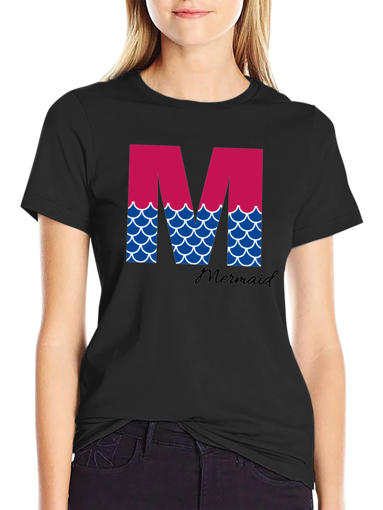 Mermaid Initial M T-Shirt