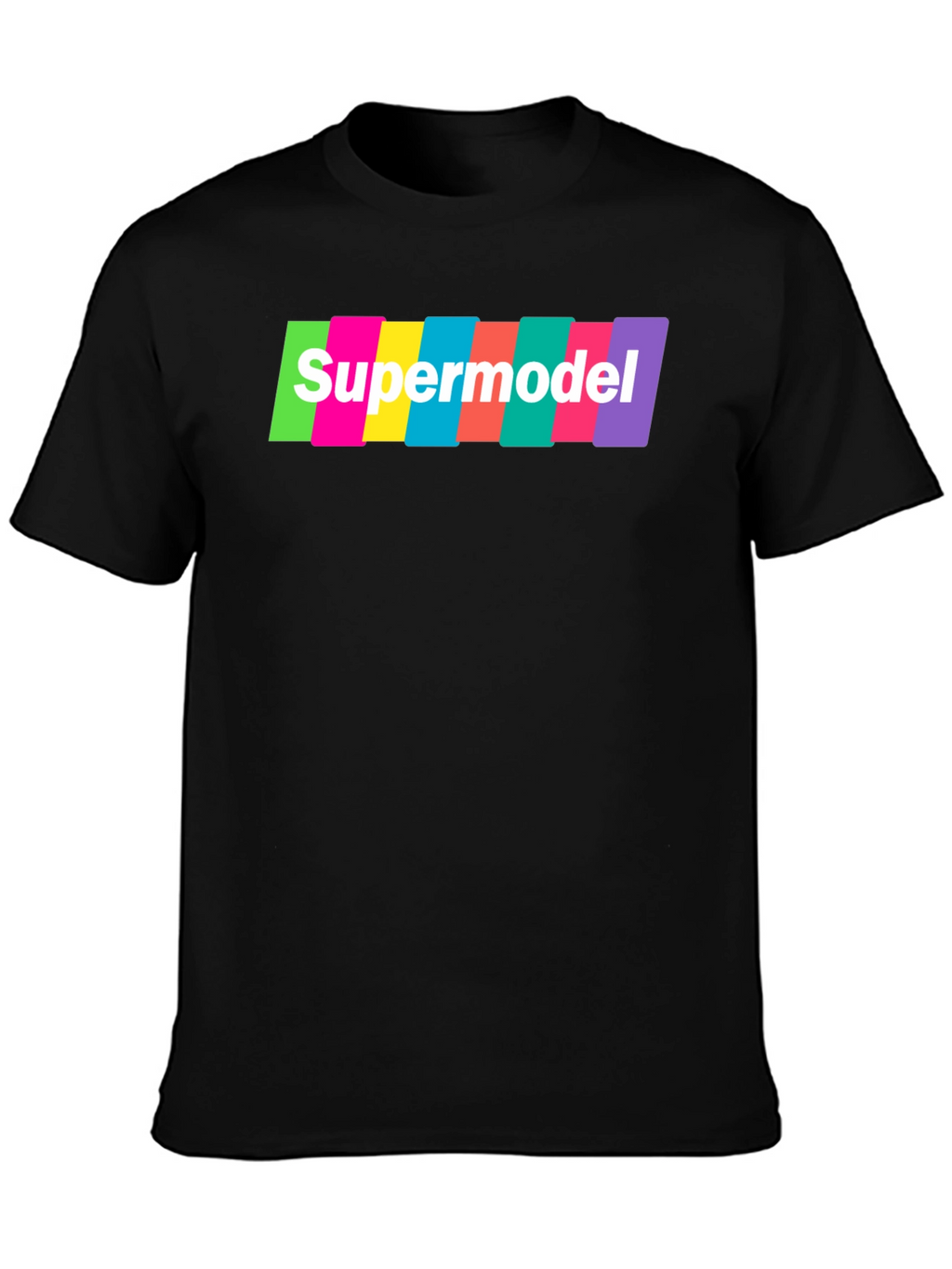 Supermodel Graphic T-Shirt - Retro Fashion Tee