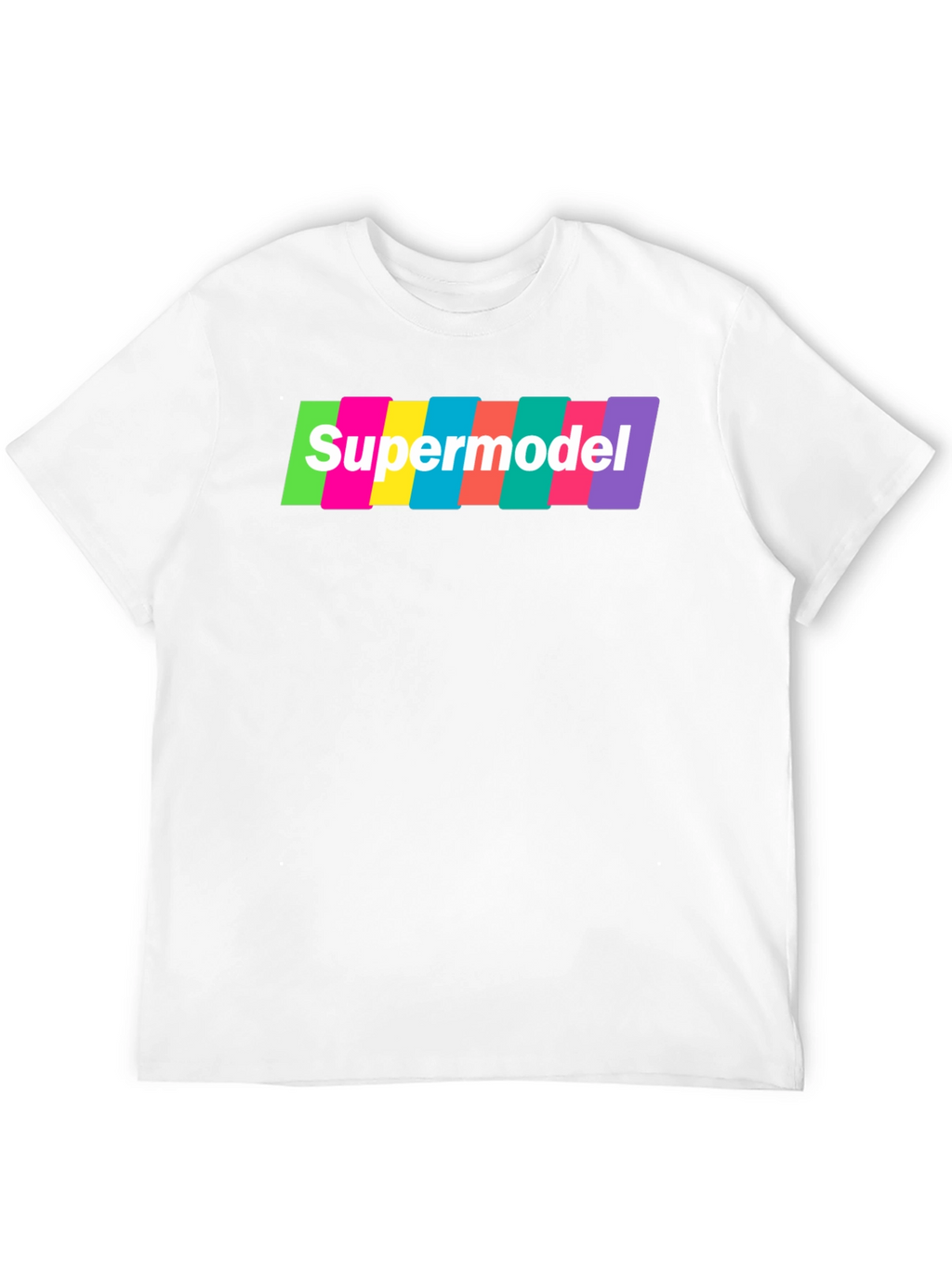 Supermodel Graphic T-Shirt - Retro Fashion Tee