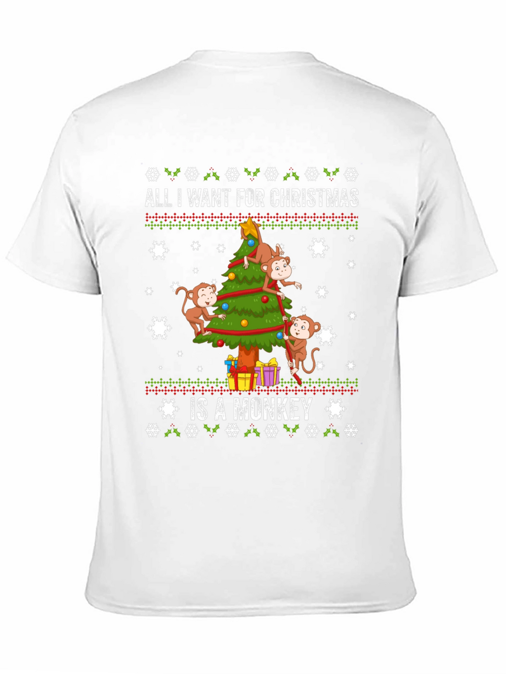 Monkey Christmas T-Shirt