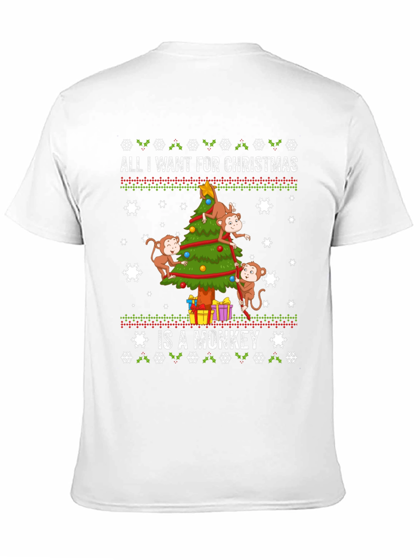Monkey Christmas T-Shirt