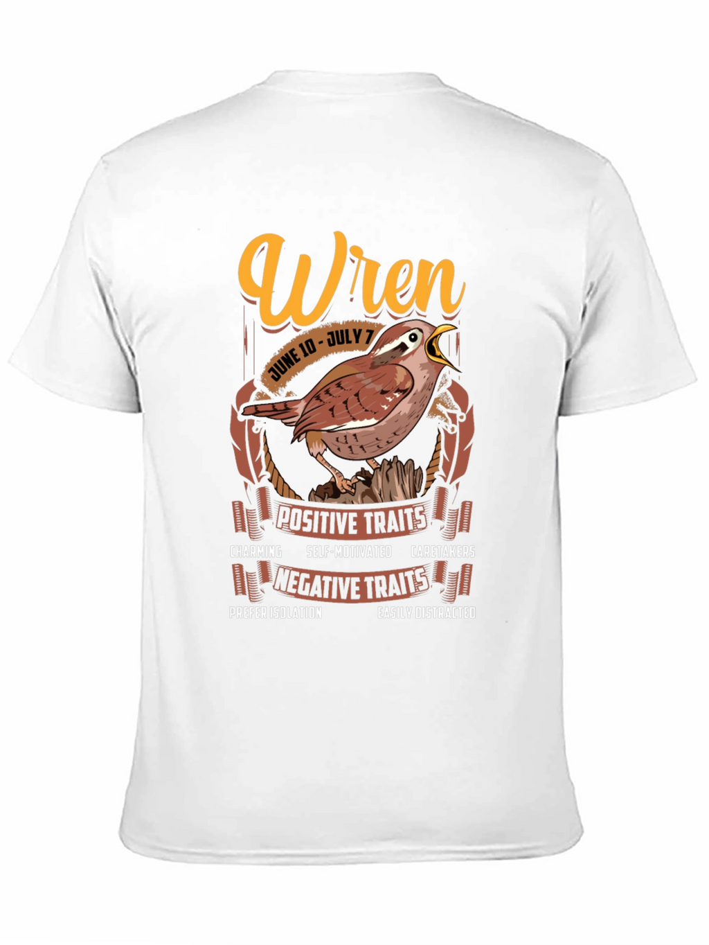 Wren Zodiac Sign T-shirt