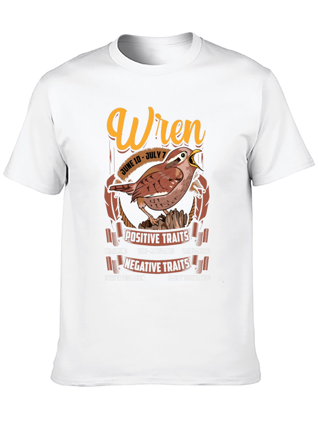 Wren Zodiac Sign T-shirt