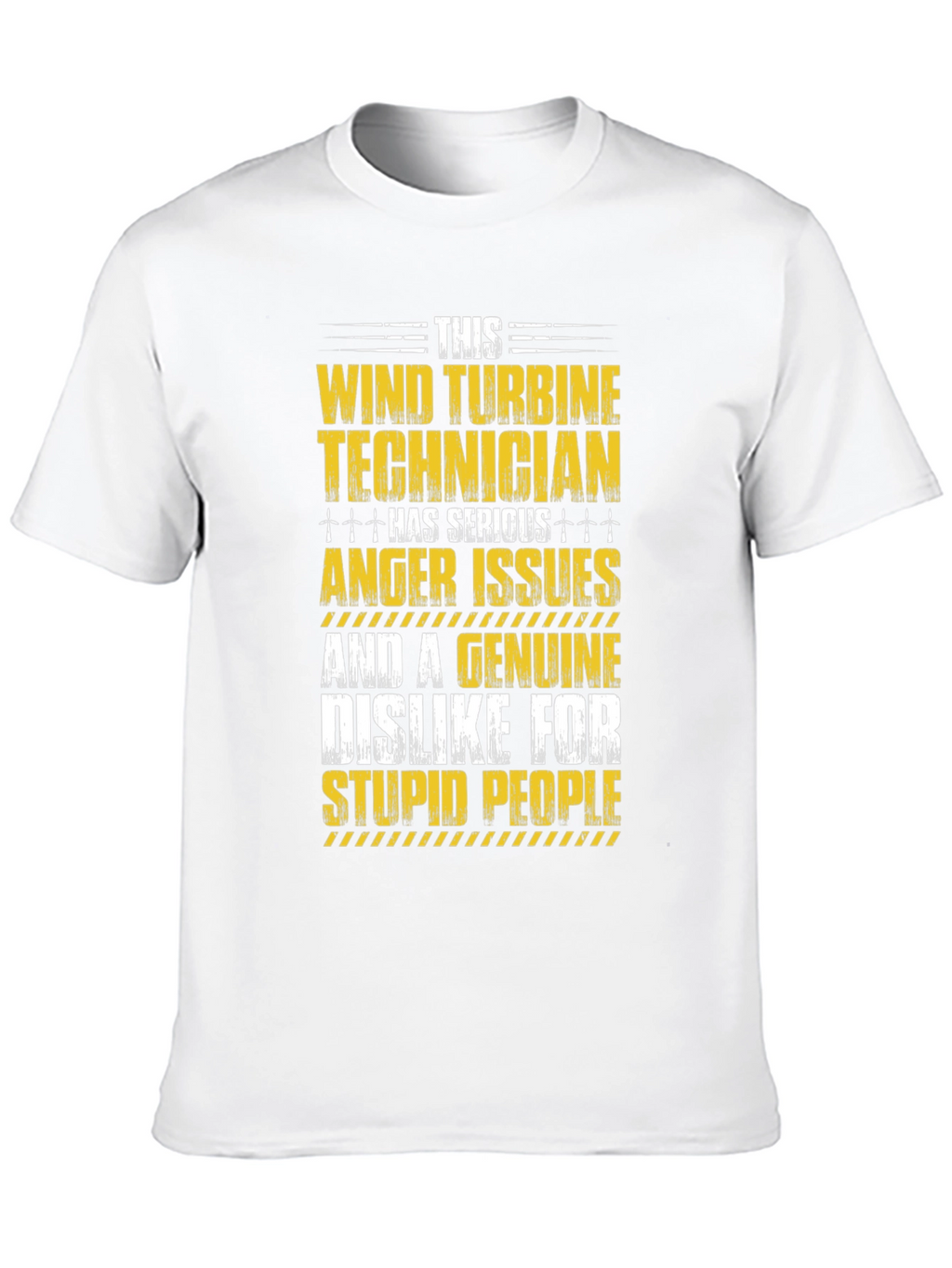 Wind Turbine Technician Serious Anger Issues T-Shirt