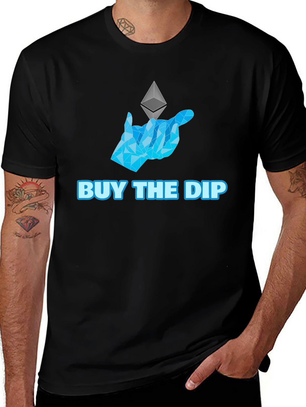 Buy The Dip Ethereum Crypto T-Shirt