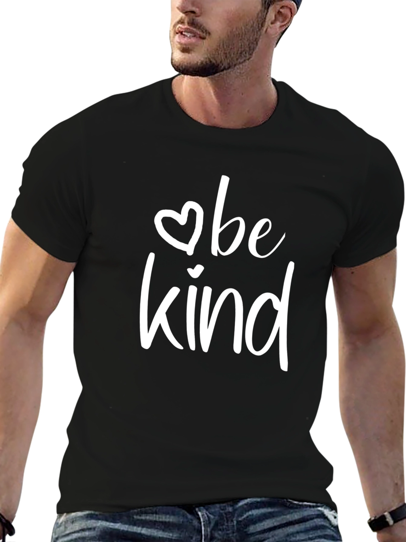 Be Kind T-Shirt - Heart Graphic