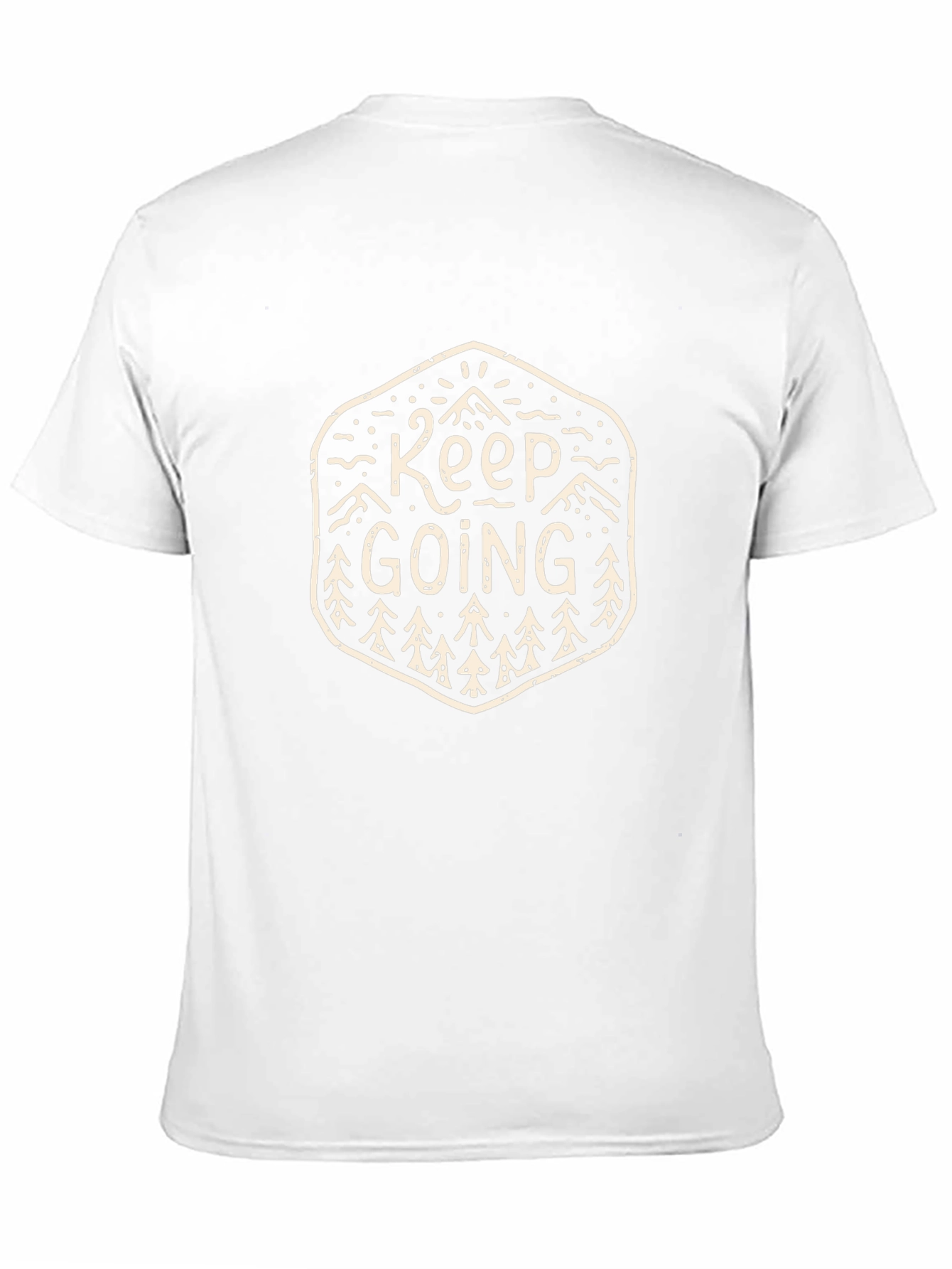 Keep Going Black Graphic T-Shirt