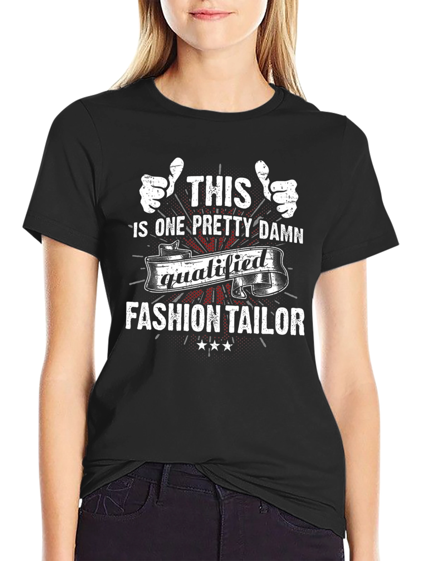 Qualified Fashion Tailor Graphic T-Shirt