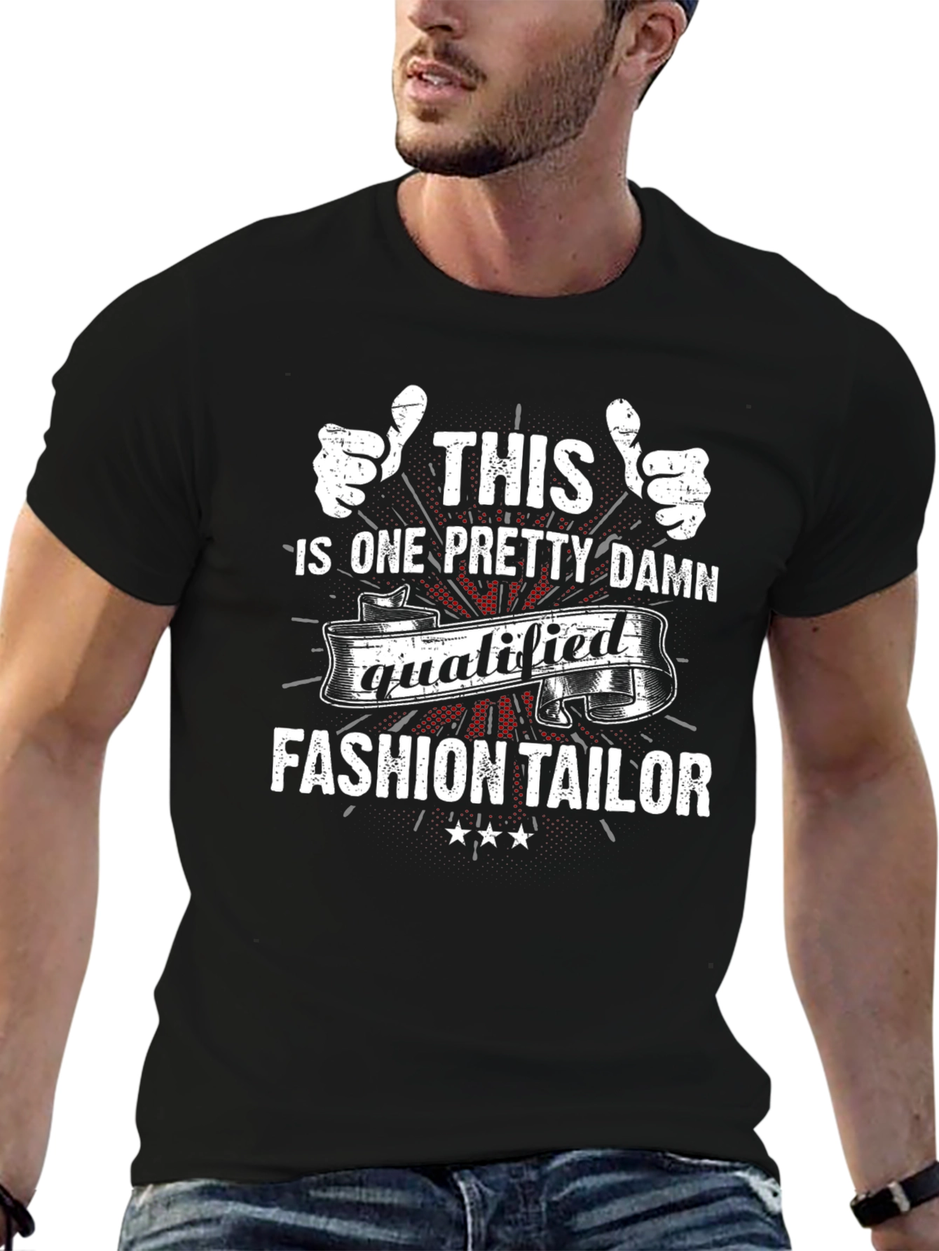 Qualified Fashion Tailor Graphic T-Shirt