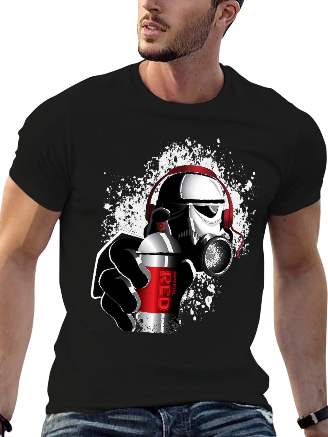 Stormtrooper Graffiti T-Shirt: Star Wars Inspired Streetwear