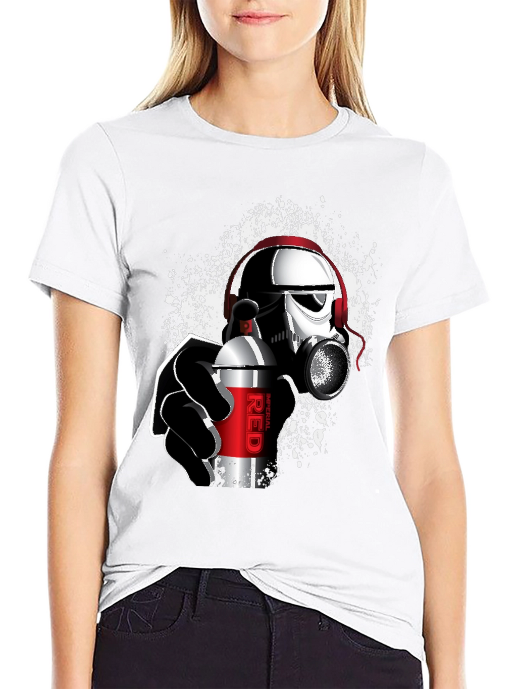 Stormtrooper Graffiti T-Shirt: Star Wars Inspired Streetwear