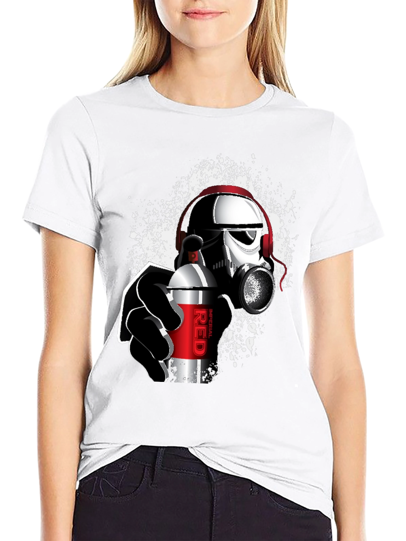 Stormtrooper Graffiti T-Shirt: Star Wars Inspired Streetwear