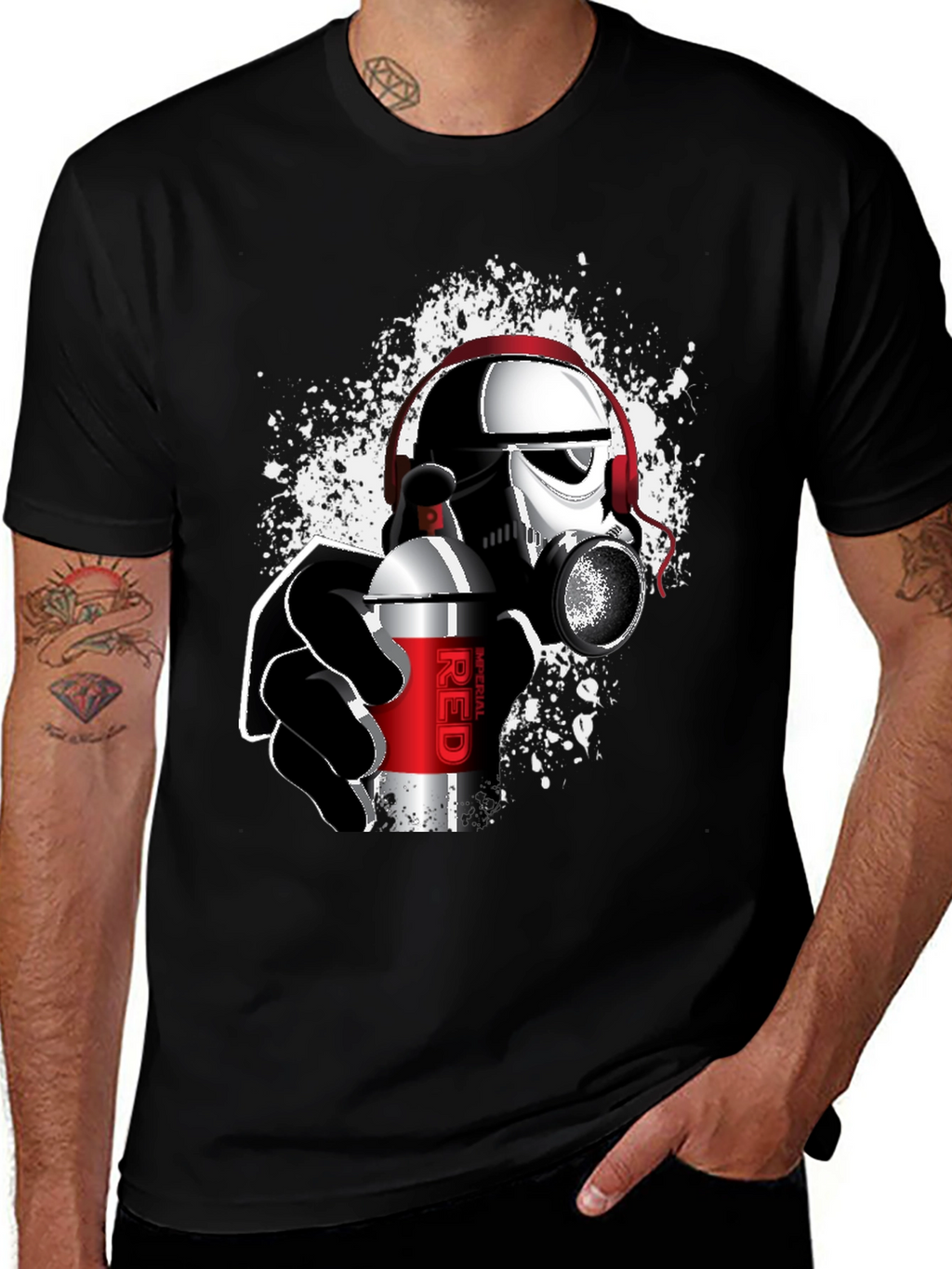 Stormtrooper Graffiti T-Shirt: Star Wars Inspired Streetwear