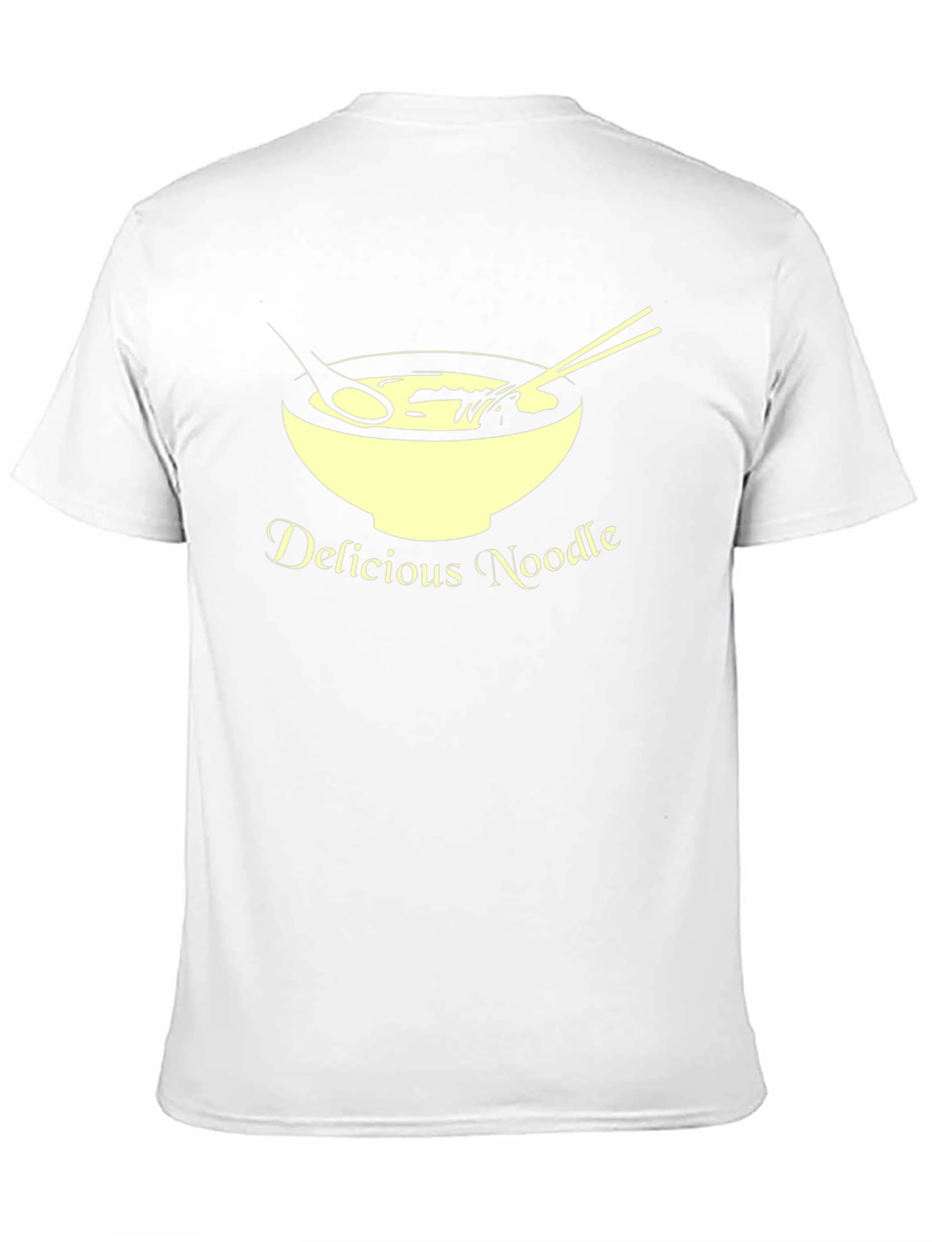 Delicious Noodle T-Shirt Unique Design Casual Wear