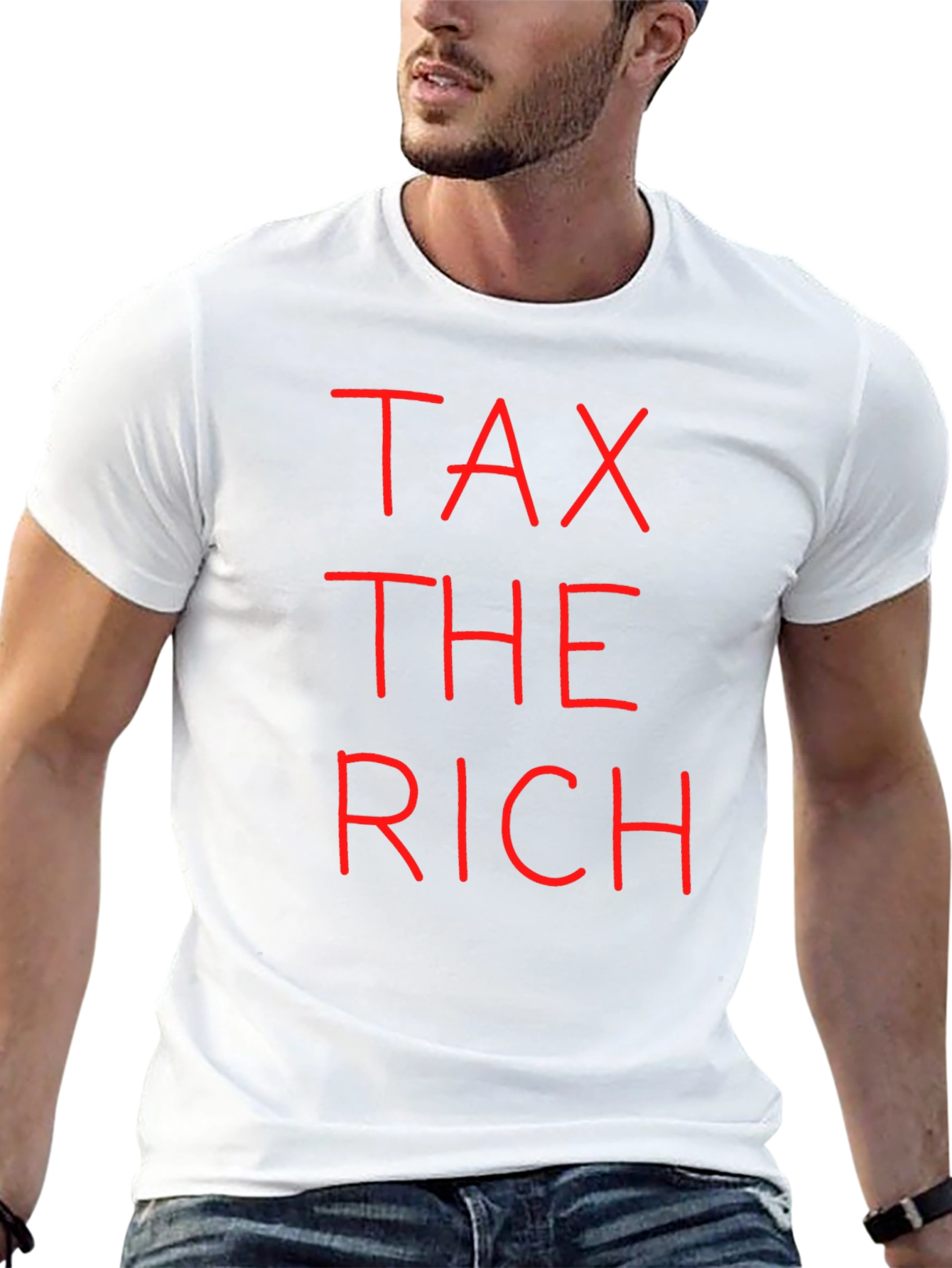 Tax the Rich Graphic Tee - Political Statement T-Shirt