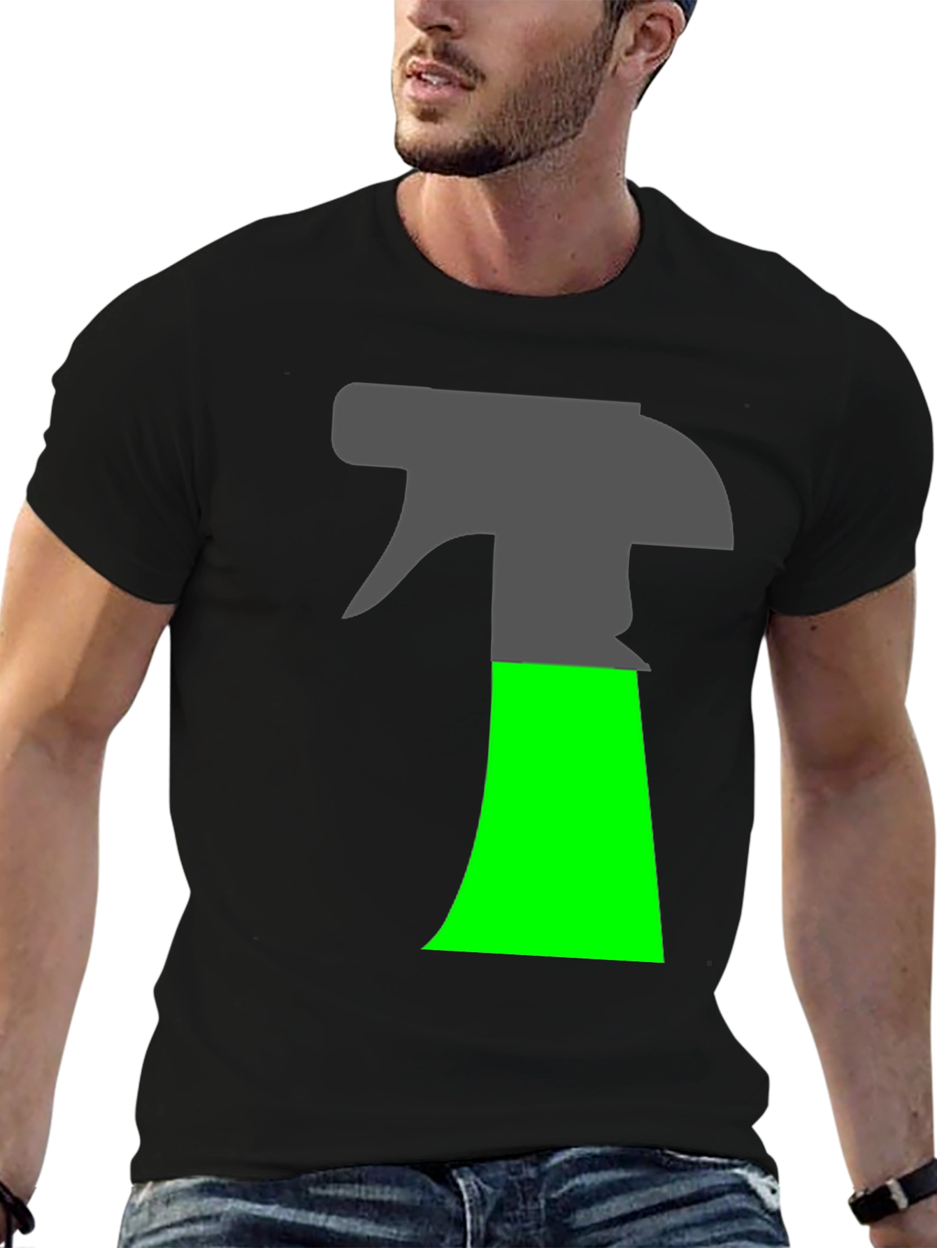 Spray Bottle Graphic T-Shirt - Novelty Design